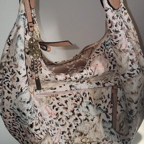 🎉 UNIQUE JESSICA SIMPSON ISLAND CHEETAH JOYCE HOBO - Picture 1 of 6